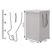 Laundry Bag - Foldable Laundry Basket With Lid & Handle
